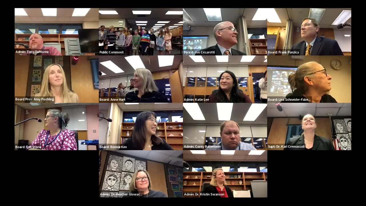 Thumbnail image for School Board Meeting 4/24/23