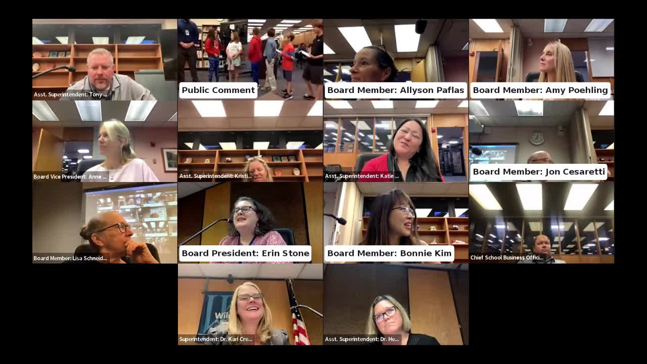 Thumbnail image for School Board Meeting 9/18/23