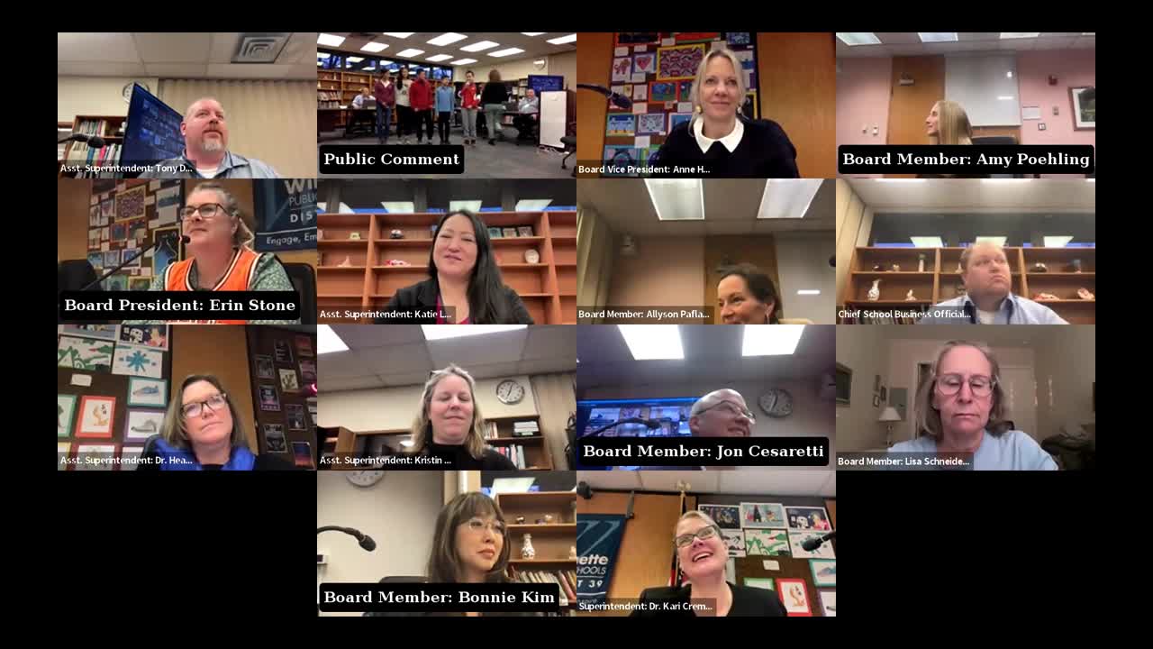 Thumbnail image for School Board Meeting 3/18/24