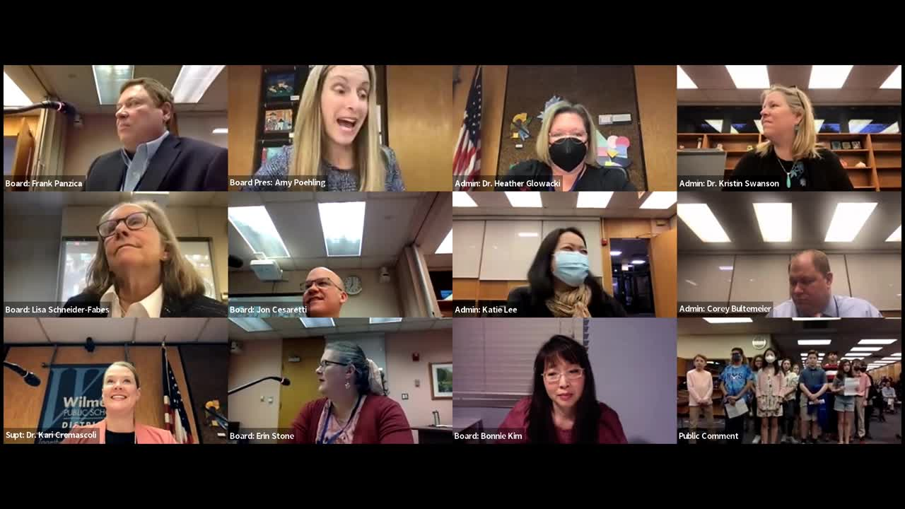 Thumbnail image for School Board Meeting 3/21/22