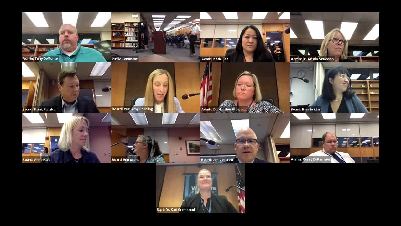 Thumbnail image for School Board Meeting 9/19/22